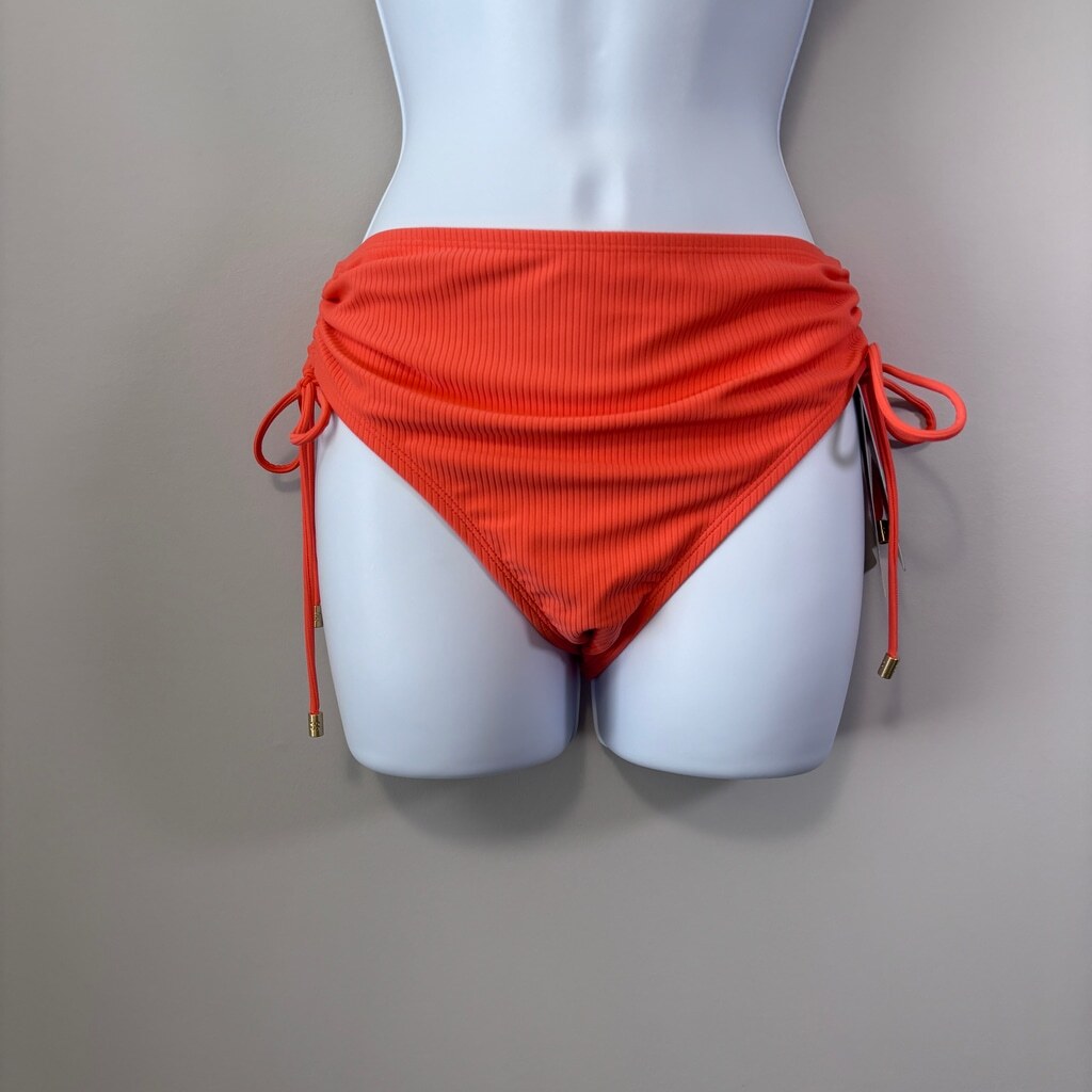 Coco Reef Women's Size Medium Bright Orange Side-Tie Bikini Bottoms NWT