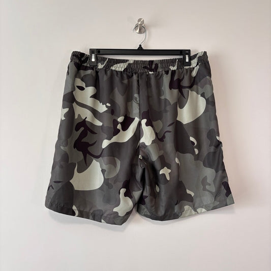SHEIN 3XL Green Camouflage Print Drawstring Shorts Men's Plus Size NIB