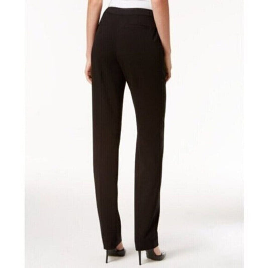 Alfani Women's 6 Short Straight-Leg Black Comfortable Dress Pants NWT