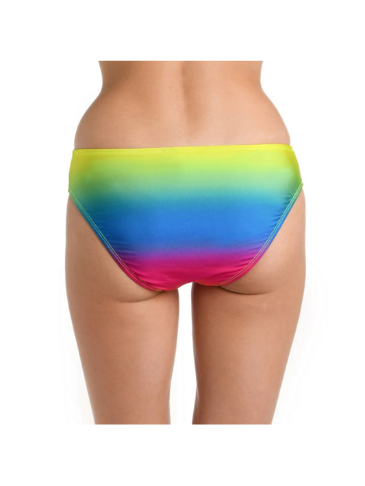 La Blanca Women's 10 Ombre Multicolor Setting Sun Basic Hipster Bottoms NWT