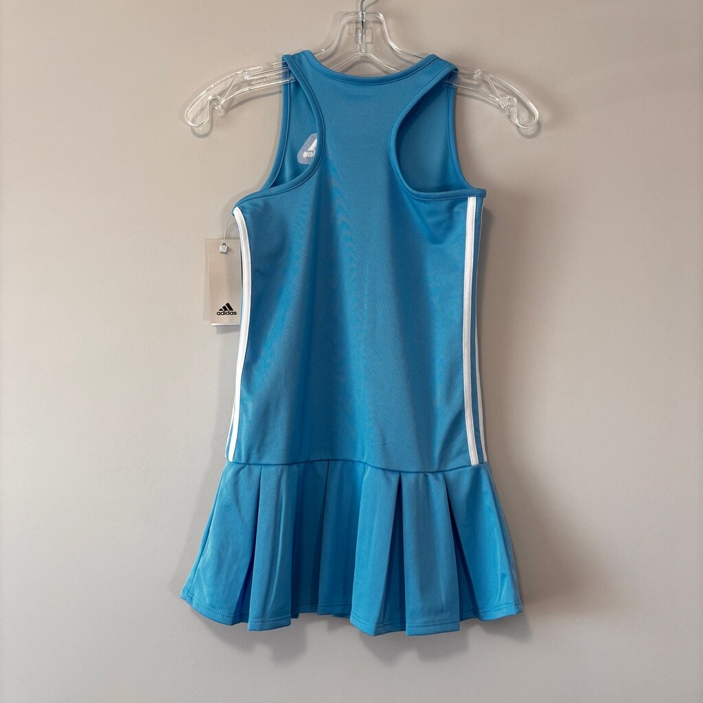 Adidas Toddler & Little Girls Size 6X Blue Sleeveless Tank Top Tennis Dress NWT