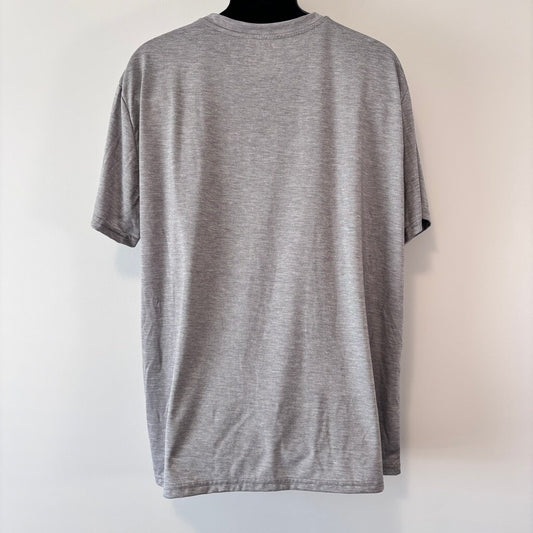 SHEIN Men's XXL Gray T-Shirt Paris France Graphic Casual Short Sleeve Top NIB