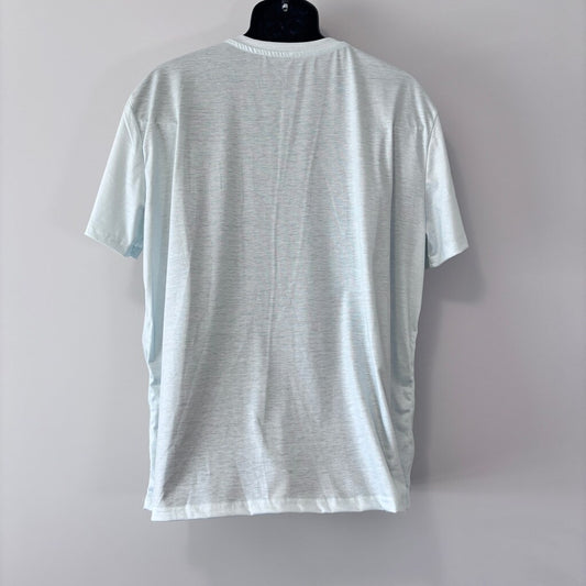 SHEIN Men's Light Blue Graphic Tee “F*** OFF” Bold Statement Shirt NIB