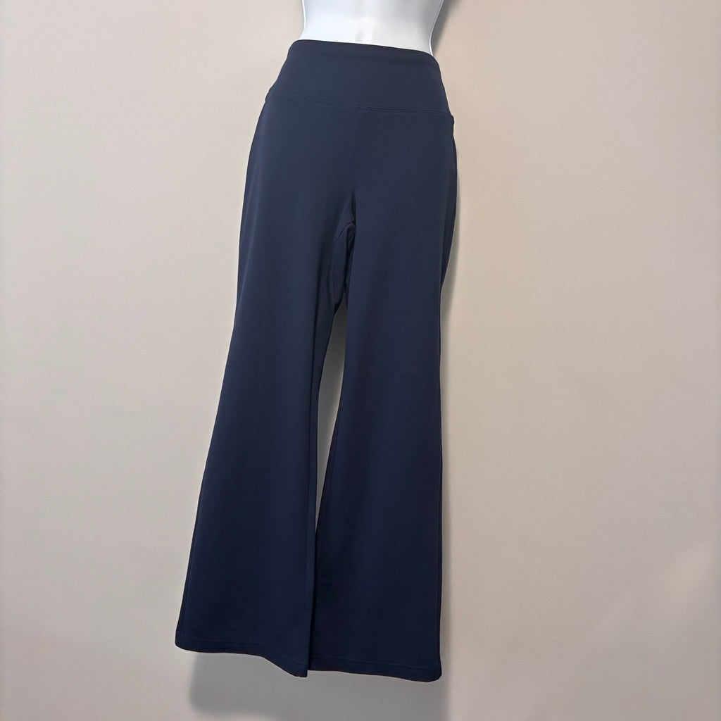 Style & Co. Women's Large Petite Navy Mid-Rise Pull-On Bootcut Ponte Pants NWT