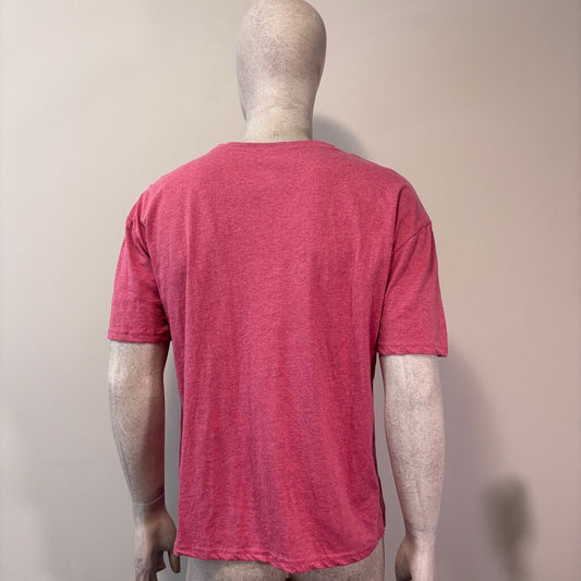 SHEIN Men's Size Small Red Heather USA Graphic Casual T-Shirt NIB