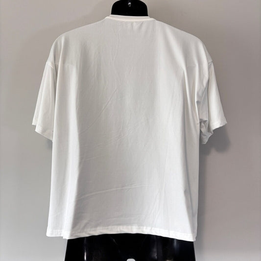 SHEIN Men's White Graphic Tee Money Roll Street Art Style T-Shirt NIB