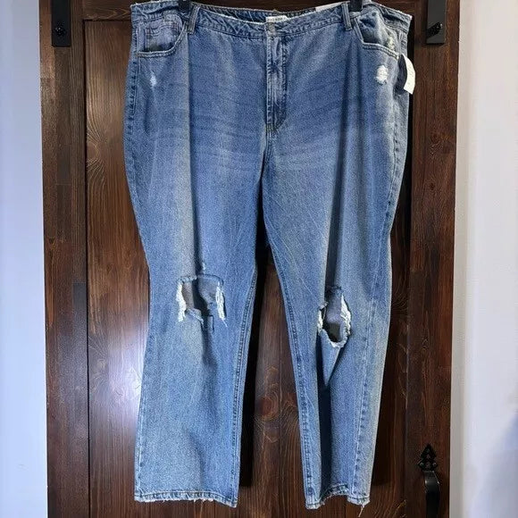 AND NOW THIS Women's Size 26W Ultra High Rise Straight Leg Jeans NWT