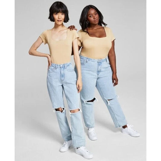 AND NOW THIS Women's Size 26W Ultra High Rise Straight Leg Jeans NWT