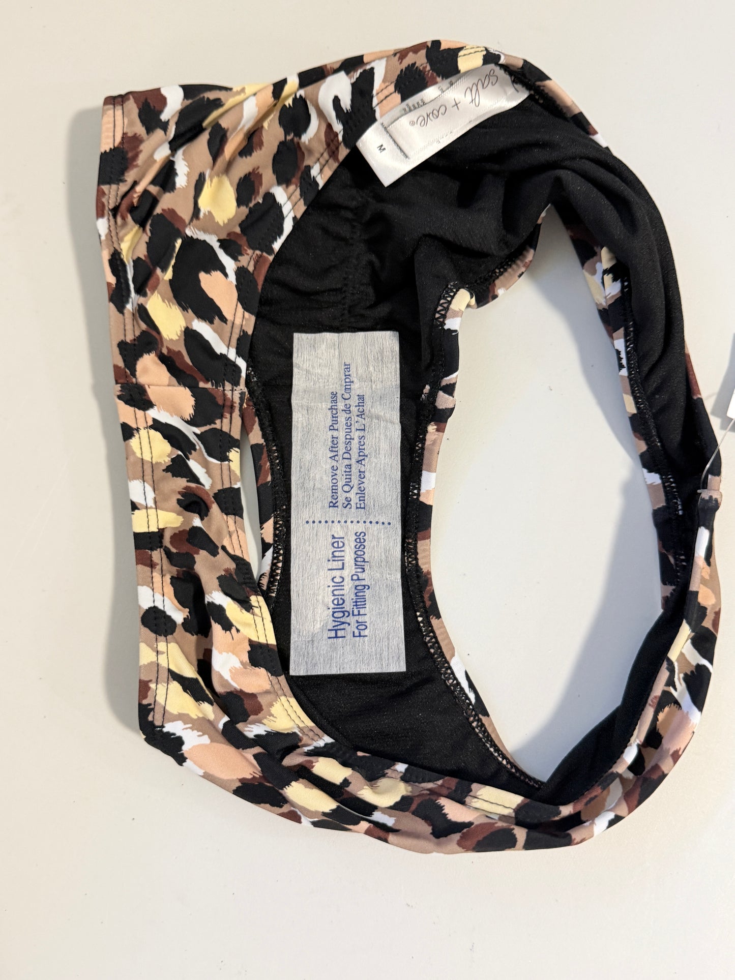 Salt + Cove Women's Size Medium Animal-Print Hipster Bikini Bottoms NWT