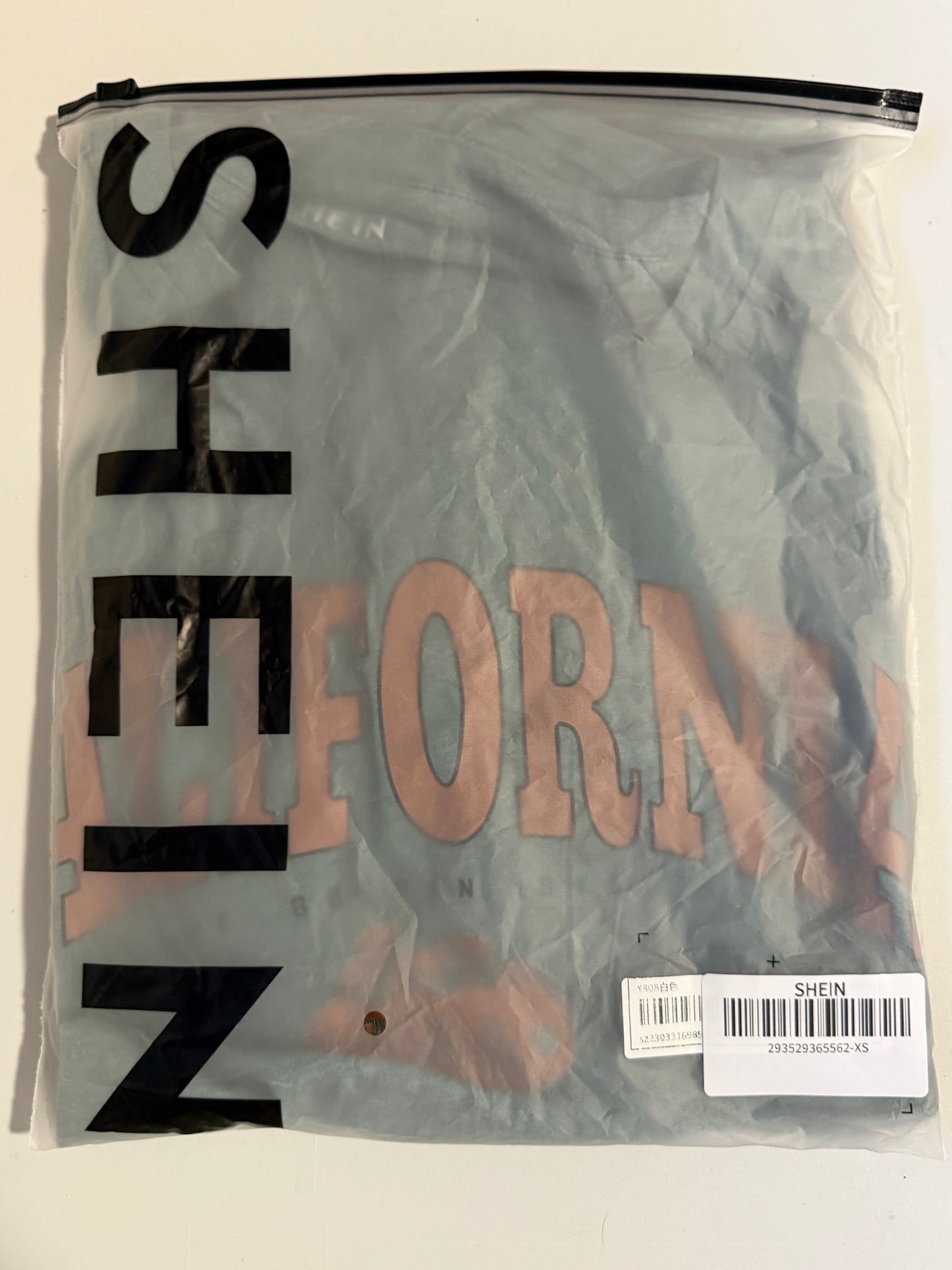 SHEIN Men's Green California Graphic Short Sleeve Casual T-Shirt NIB