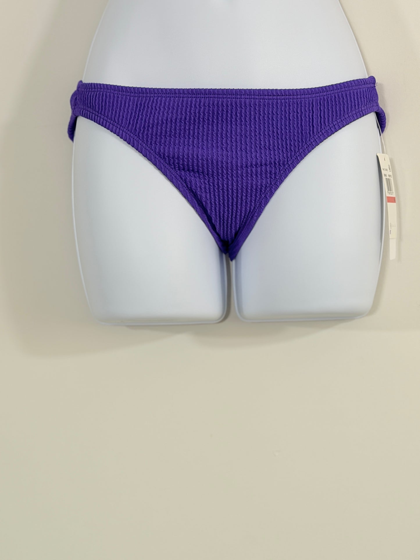Salt + Cove Purple Ribbed Hipster Bikini Bottoms NWT