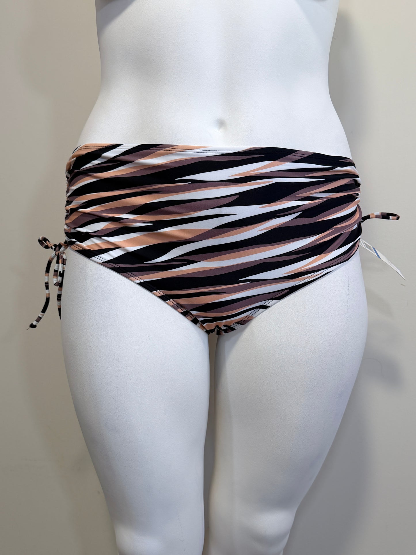 Salt + Cove Multicolor Striped Side-Tie Bikini Bottoms NWT