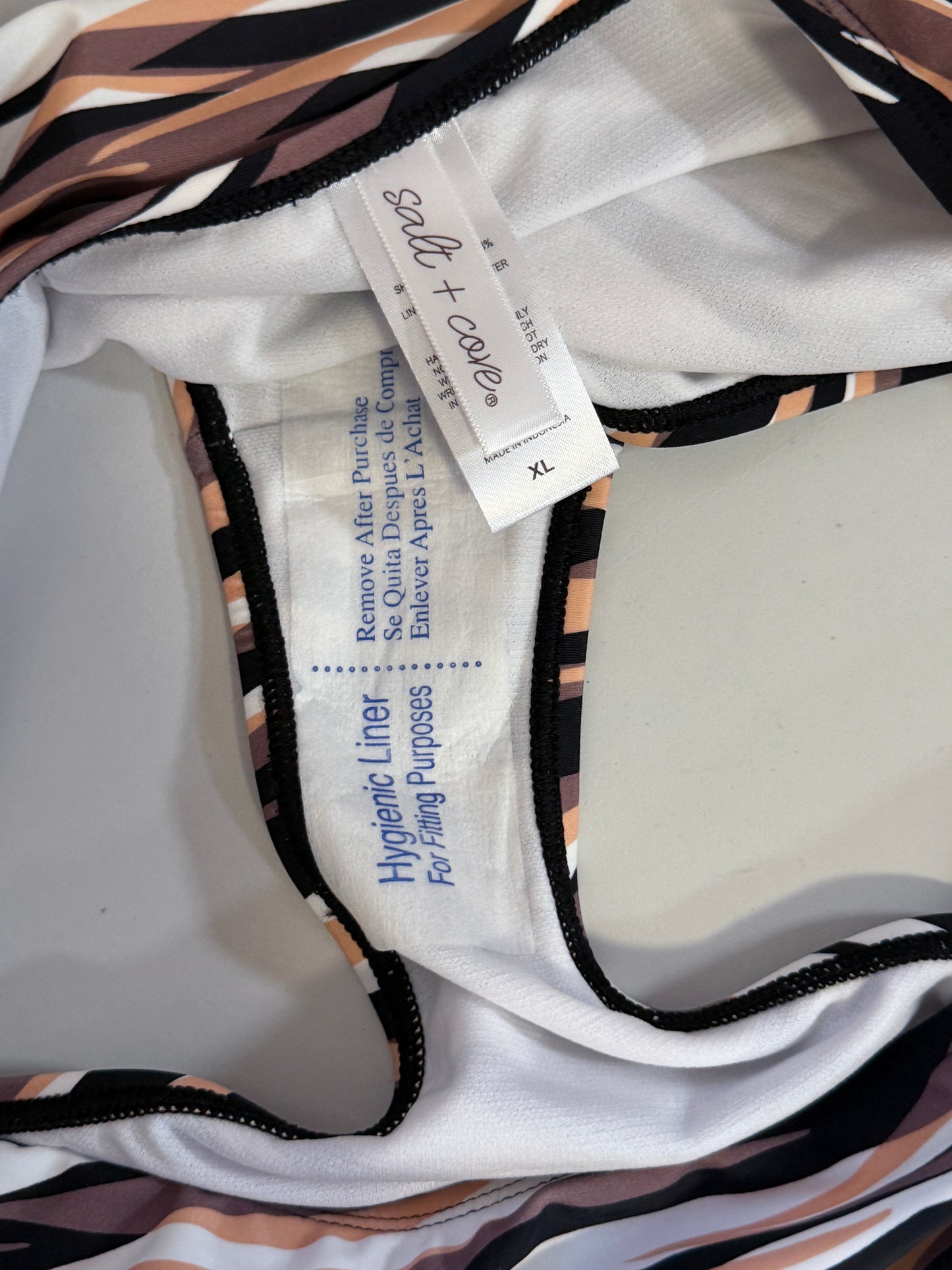 Salt + Cove Multicolor Striped Side-Tie Bikini Bottoms NWT