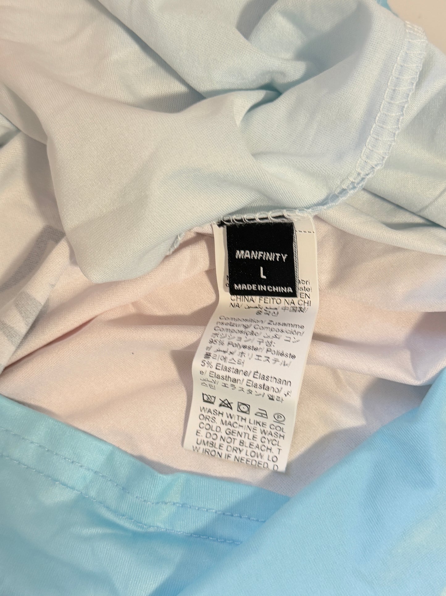 Shein Men's Size Medium Colorful Pink and Blue Tropical Tank Top NIB