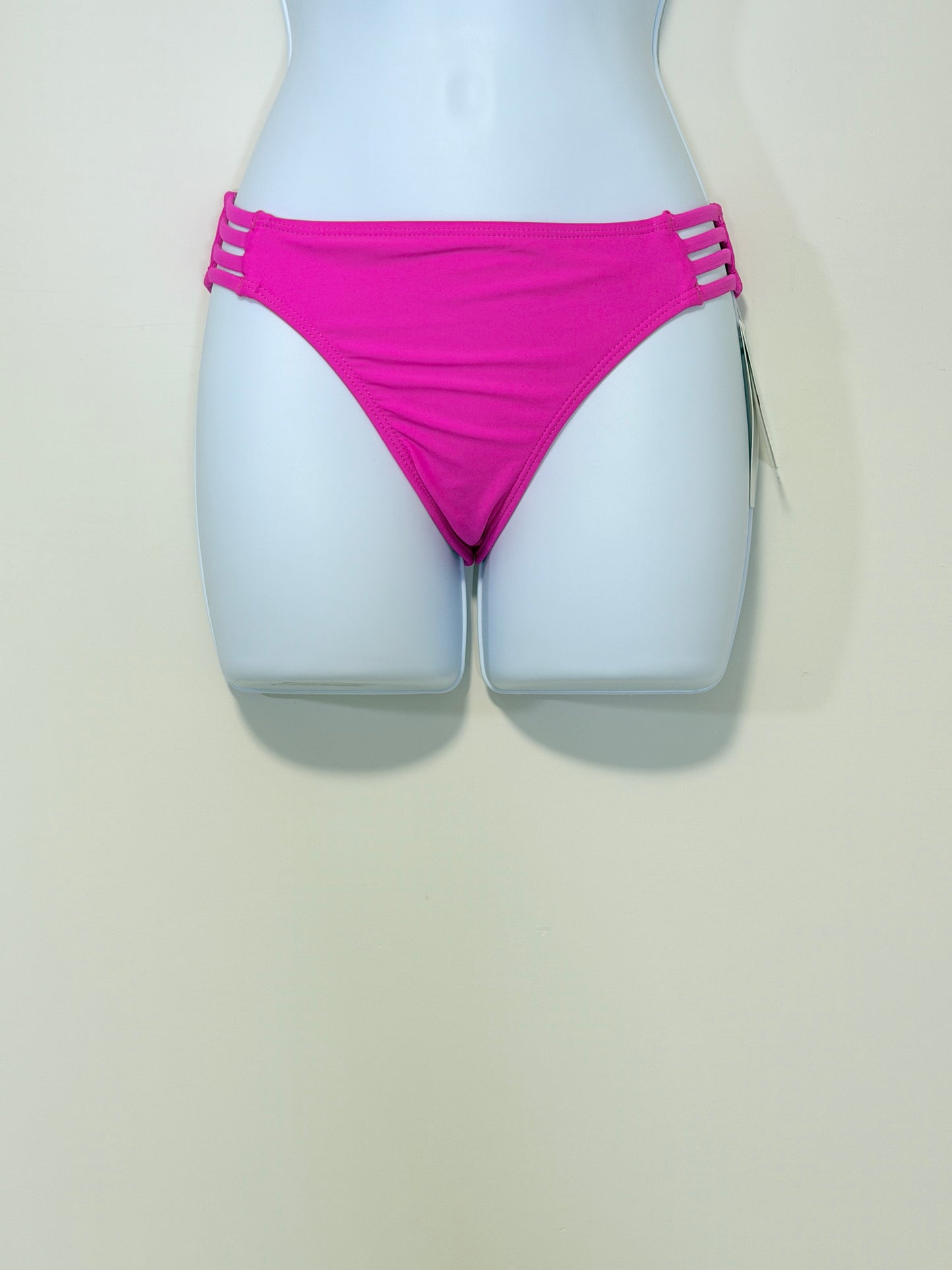 Salt + Cove Women's Strappy Hot Pink Bikini Bottoms NWT