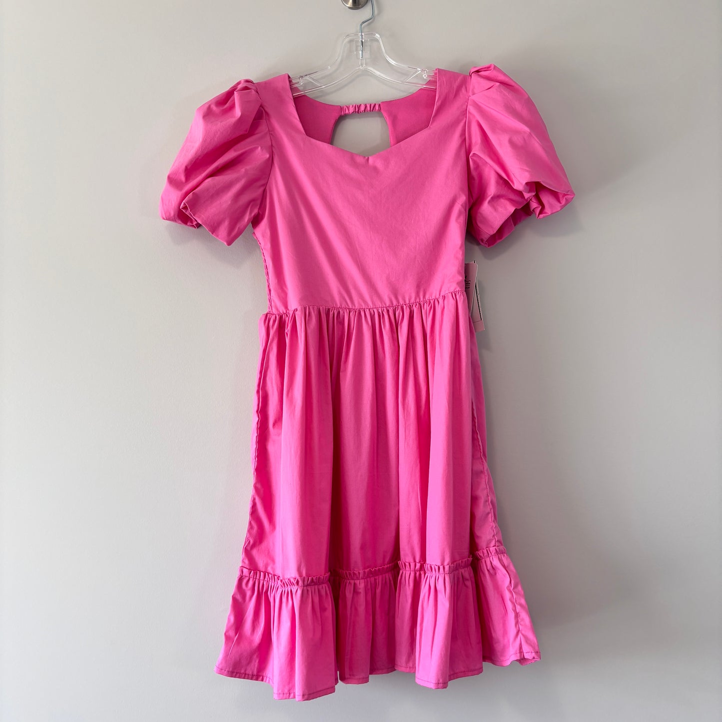 Speechless Girls Size 12 Pink Short Puff Sleeve Cute Party Dress NWT