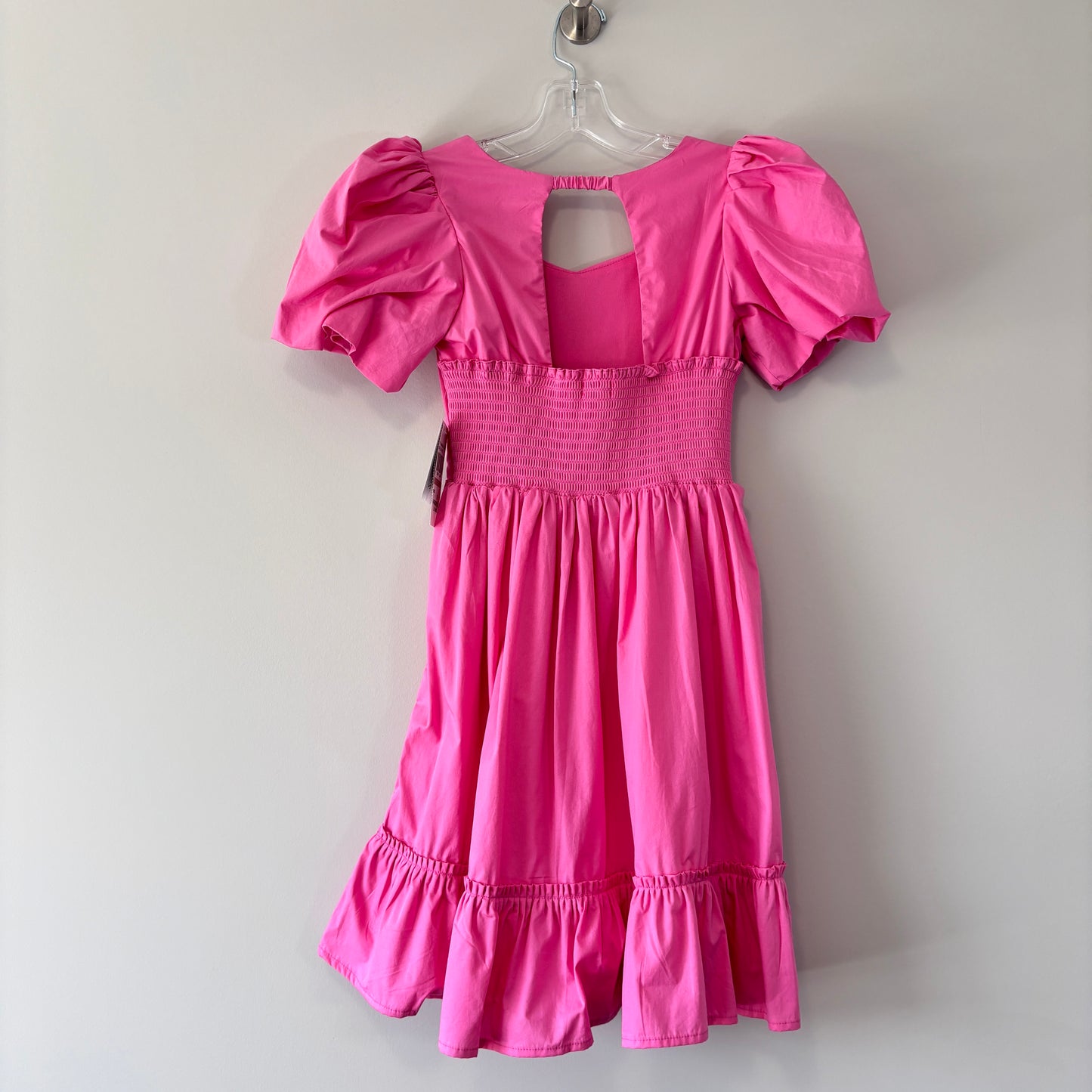 Speechless Girls Size 12 Pink Short Puff Sleeve Cute Party Dress NWT