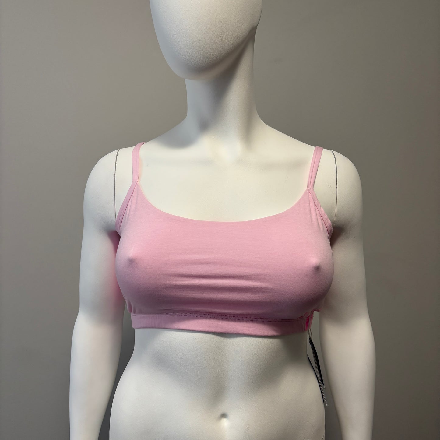Adidas Women's Pink Comfort Flex Cotton Scoop Bralette NWT