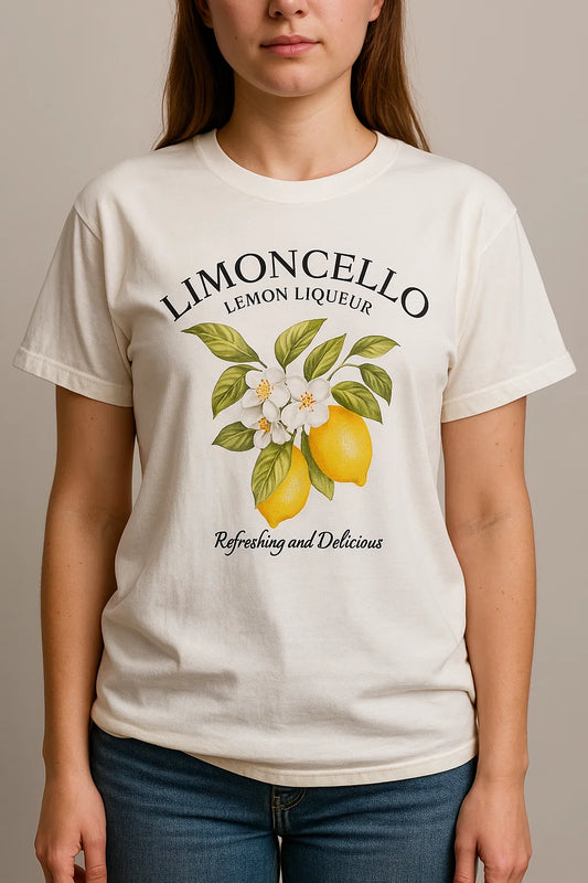 Shein Women's Size Extra Small Lemon Limoncello Casual T-Shirt NIB