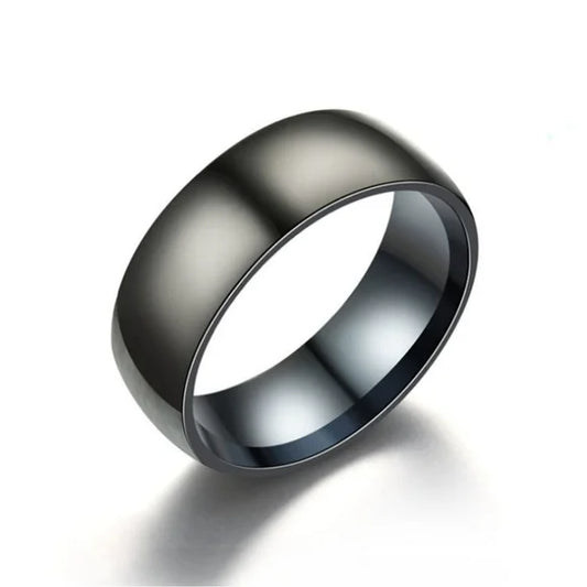 Men’s Matte Black Tungsten Carbide Ring
