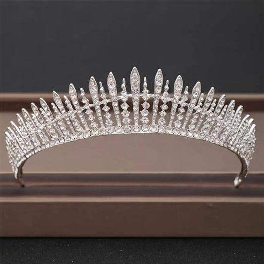 Royal Princess Fringe Tiara / Crown for Wedding, Party or Prom NWT