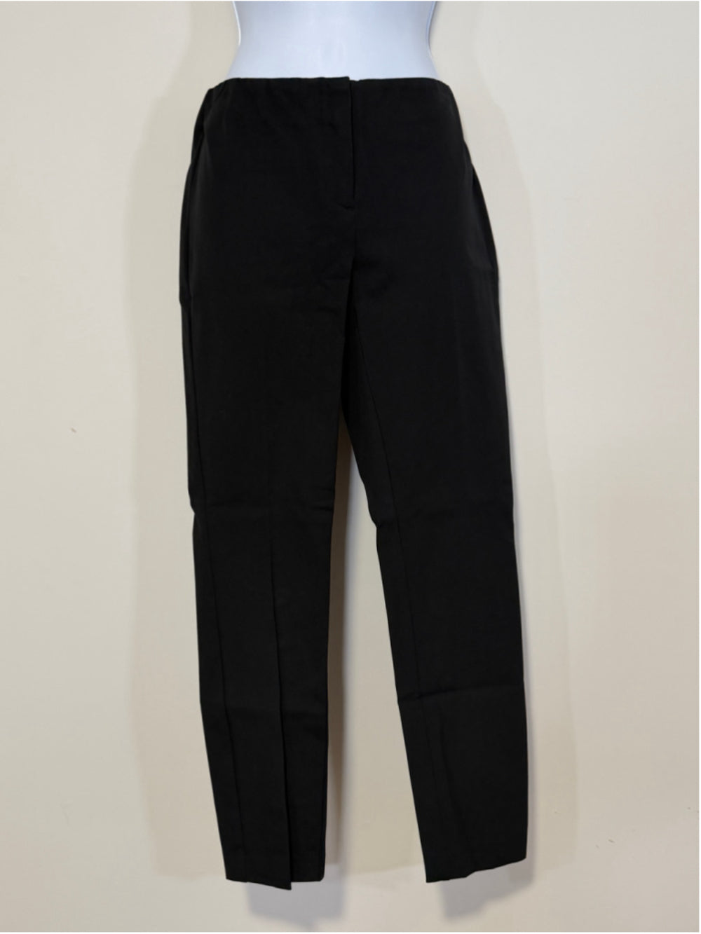 Alfani 4 Petite Black Bi-Stretch Hollywood Skinny Dress Pants / Slacks NWT