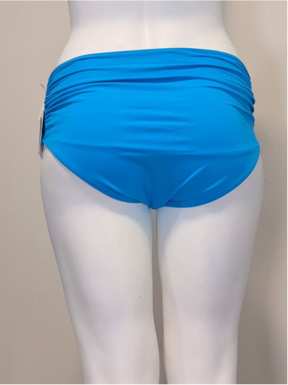 Anne Cole Women's Plus Size 16W Bright Blue High-Waist Bikini Bottoms NWT