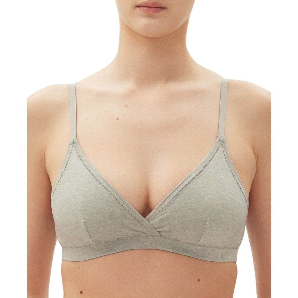 GAP GapBody Women's Medium Gray Breathe Full Coverage Bralette NWT
