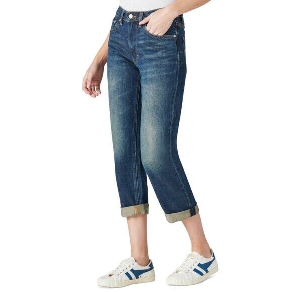 Lucky Brand Women's Size 8 Mid Rise Cuffed Mom Jeans NWT
