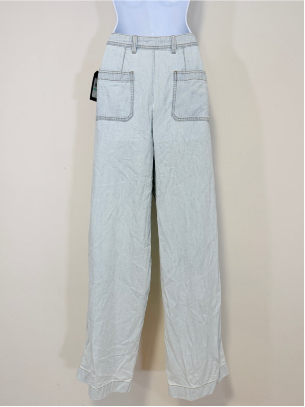 Nautica Jeans Women's 8 Newport Beach Wide Leg Jeans Light Wash NWT