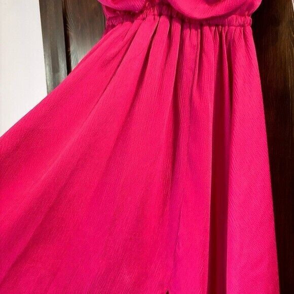 I.N.C. International Concepts Ruched Pink Halter Dress NWT