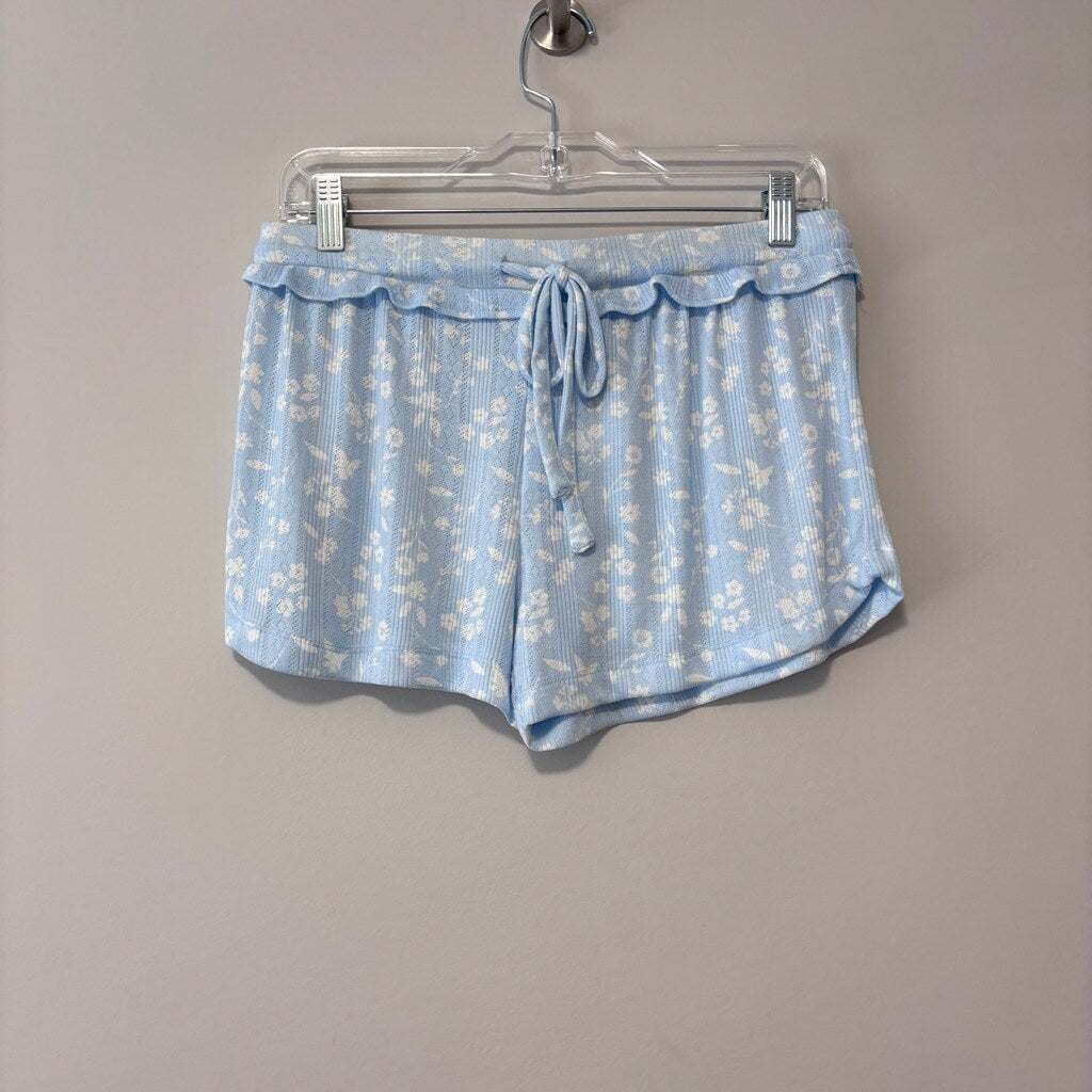 Roudelain Women's 2-Pc. Blue Pointelle Tank & Shorts Pajama Set NWT