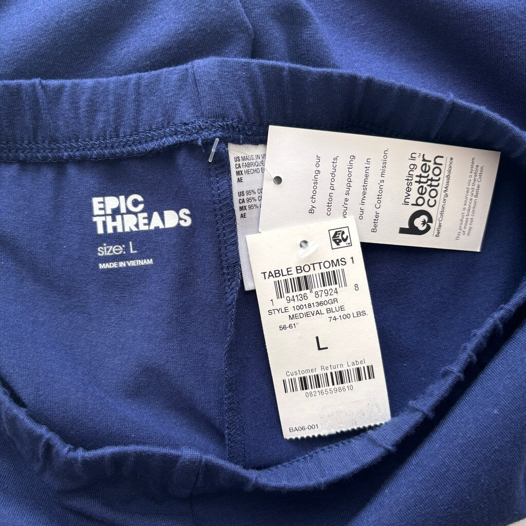 Epic Threads Big Girls Size Large Navy Blue Casual & Comfy Leggings NWT