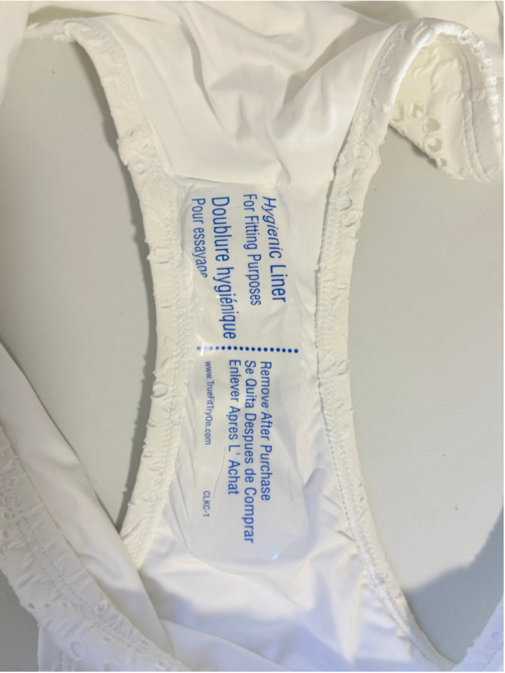 La Blanca Women's Size 12 White Textured Hipster Bikini Bottoms NWT