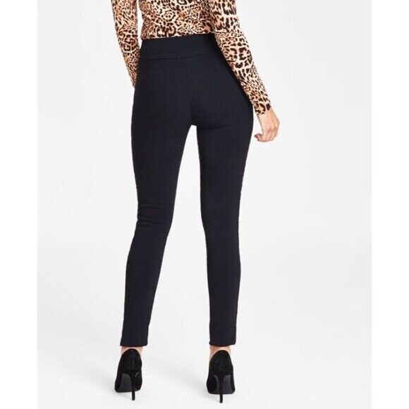 I.N.C. International Concepts Petite 2 Short Black Mid-Rise Skinny Pants NWOT