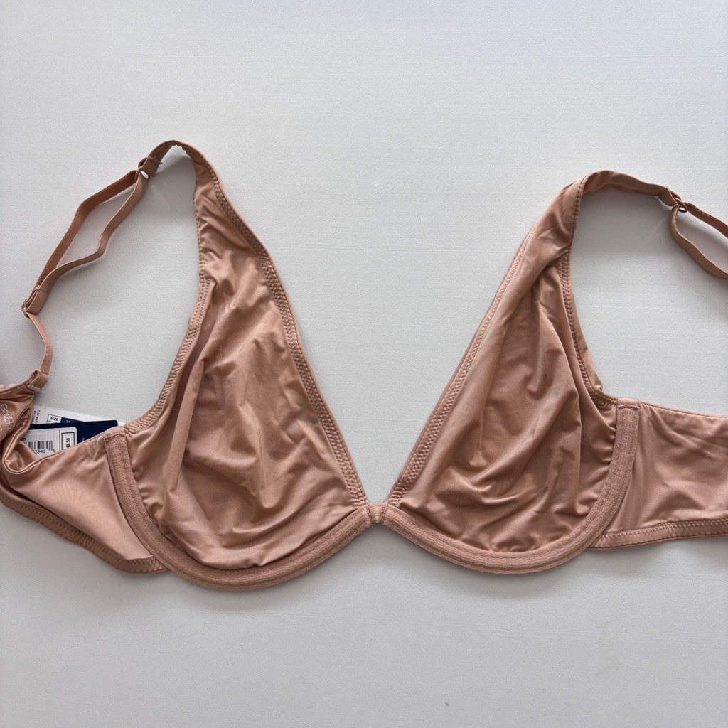 GAP Women's Beige Everyday Essentials Full-Coverage Unlined Bra NWT