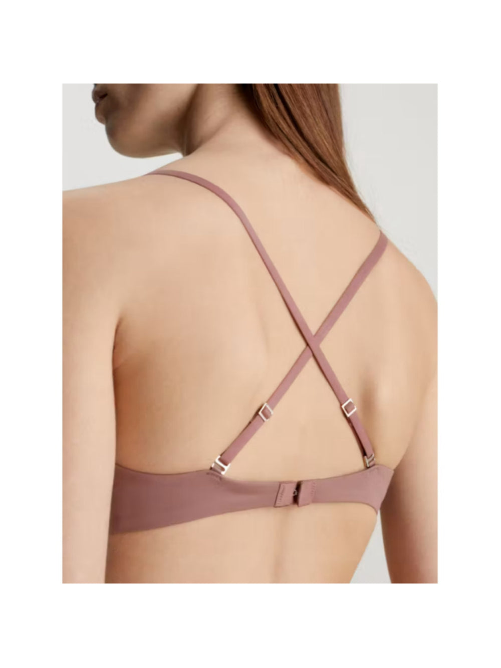 Calvin Klein Women's Medium Brown Sculpt Lace Unlined Triangle Bralette NWT