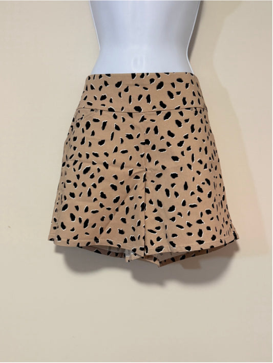 INC International Concepts Size 12 Animal Print Pull-On Shorts NWT