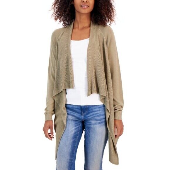 I.N.C. INTERNATIONAL CONCEPTS Women's Small Cascade Open-Front Cardigan NWT