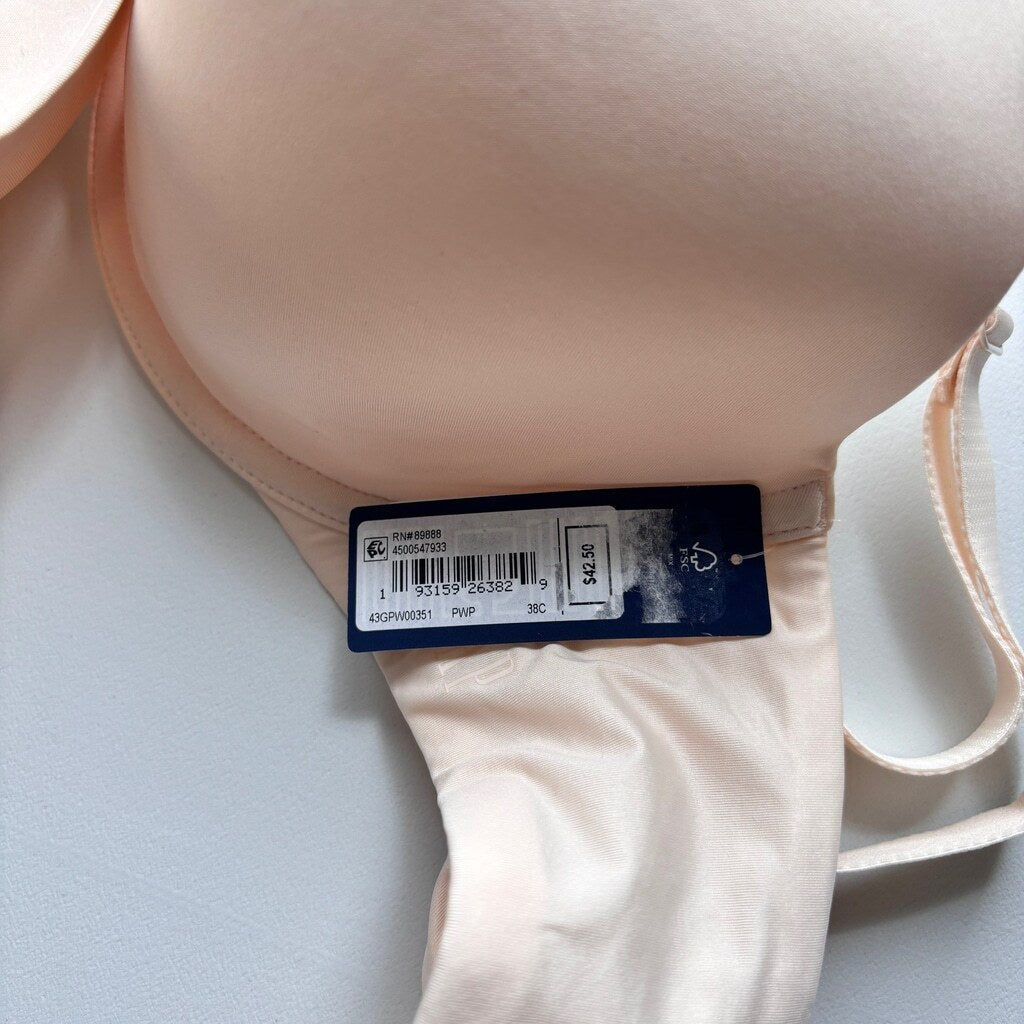 GAP GapBody Women's Light Pink Everyday Essentials T-Shirt Bra NWT