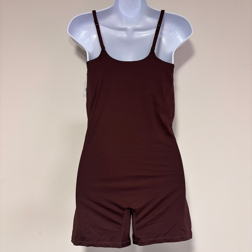 Gap GapBody Women's Dark Brown Super Stretch Shorty Bodysuit NWT