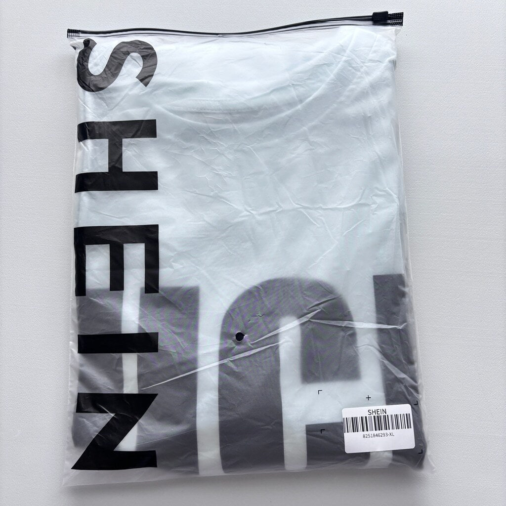 SHEIN Men's Light Blue Graphic Tee “F*** OFF” Bold Statement Shirt NIB
