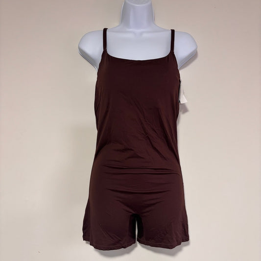 Gap GapBody Women's Dark Brown Super Stretch Shorty Bodysuit NWT