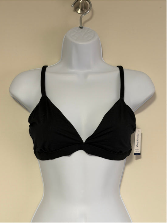 GAP GapBody Women's Medium Black Super Stretch Scoop Bralette NWT