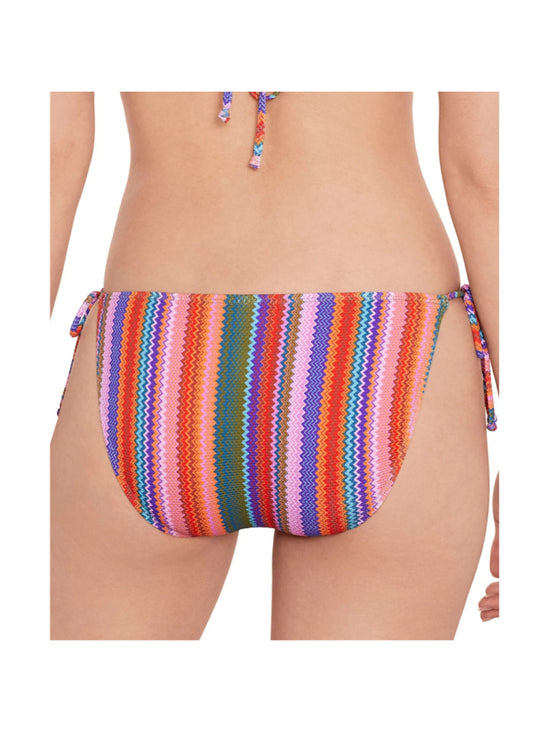 Salt + Cove Extra Large Multicolor Chevron Pop Side-Tie Bikini Bottoms NWT