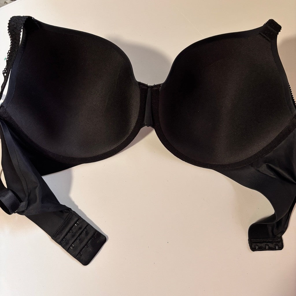 Calvin Klein Size 34DDD Black Liquid Touch Lightly Lined Bra NWT