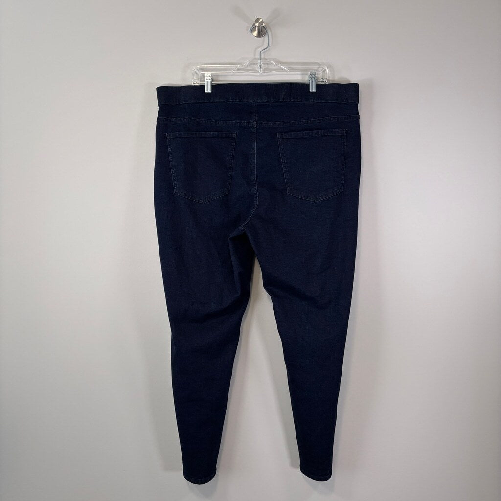 Karen Scott Women's Pus Size 2X Pull-On Denim Pants / Jeggings NWT.