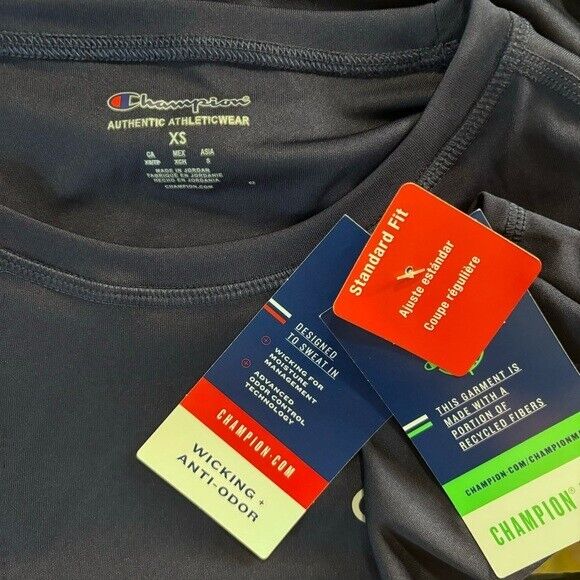 Champion Women's XS Dark Blue Classic Sport Performance T-Shirt NWT
