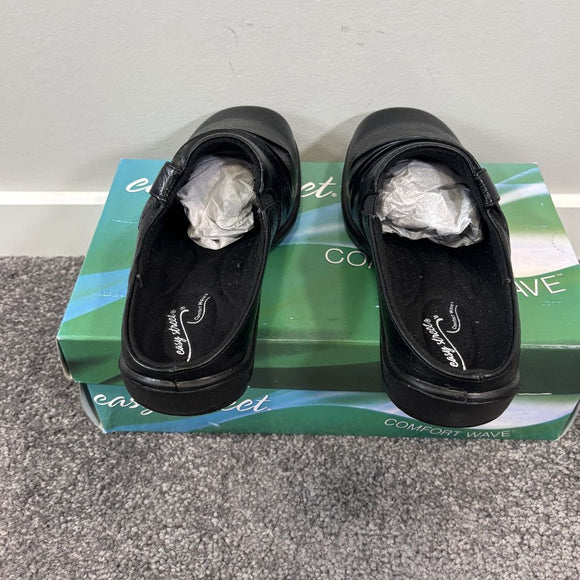 Easy Street Women's Size 10W Black Holly Comfort Mules / Shoes NIB