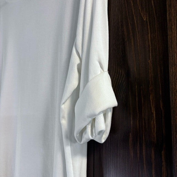 Karen Scott Plus Size 0X Cotton Elbow-Sleeve Top NWT